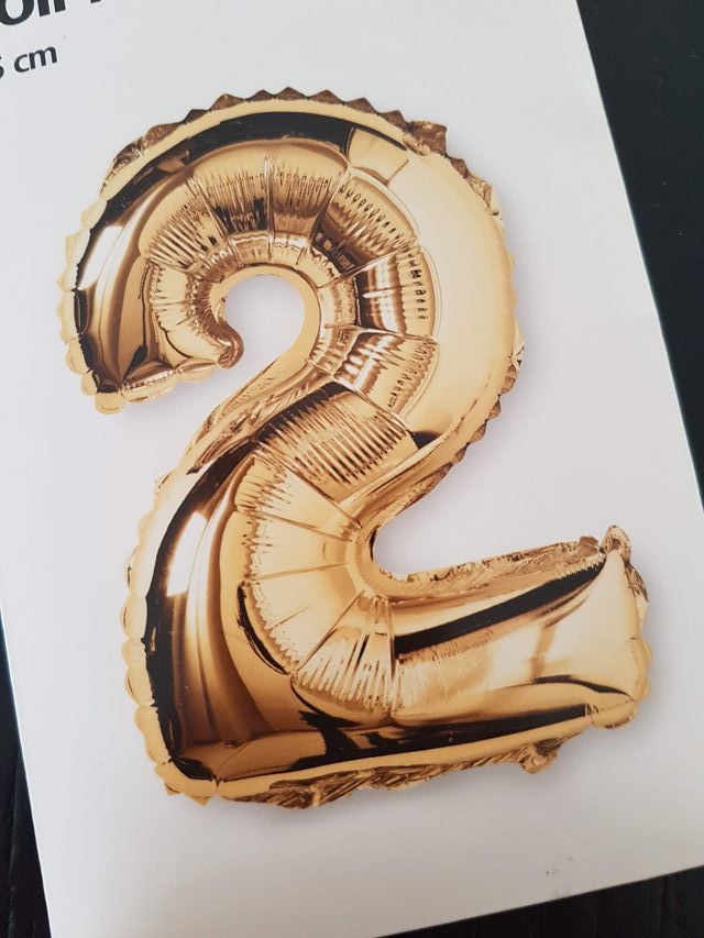 Balão de alumínio 2 anos