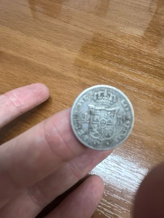 4 reales Isabel II 1864 plata