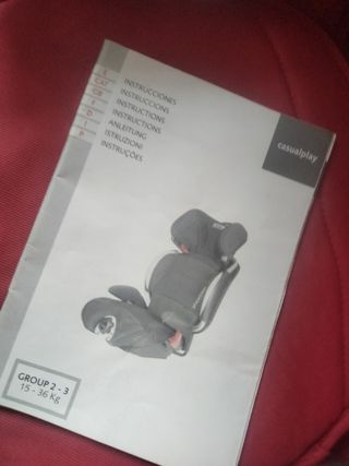 Silla coche Playxtrem roja