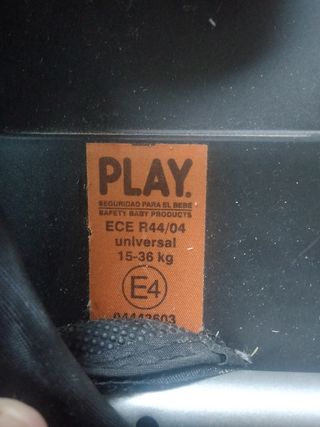 Silla coche Playxtrem roja