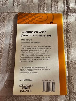 Cuentos en verso para niños perversos.