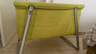 Minicuna bebé, verde claro