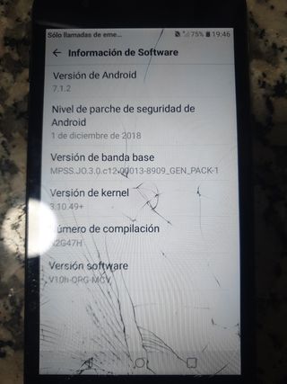 LG K9 (para piezas) - Negro