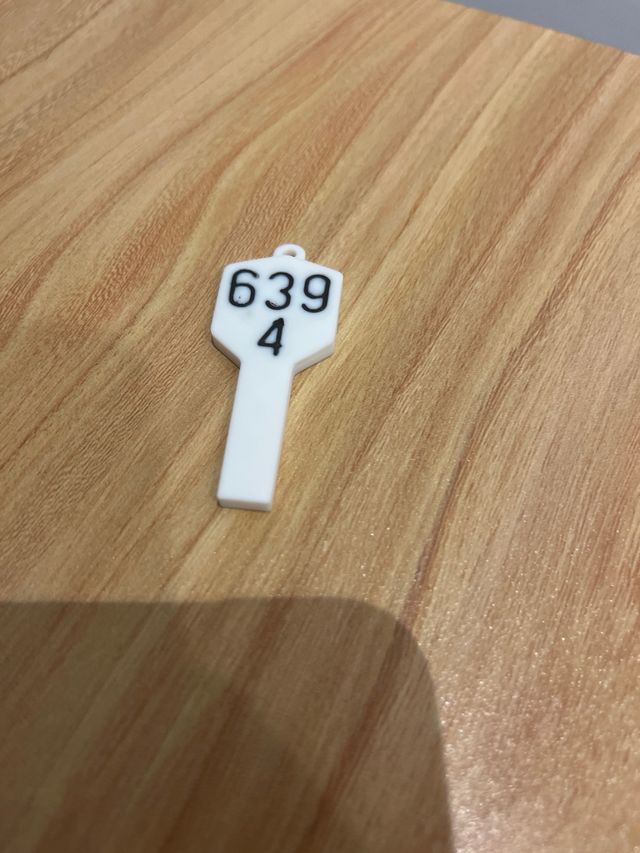 Llavero punto kilometrico ferroviario