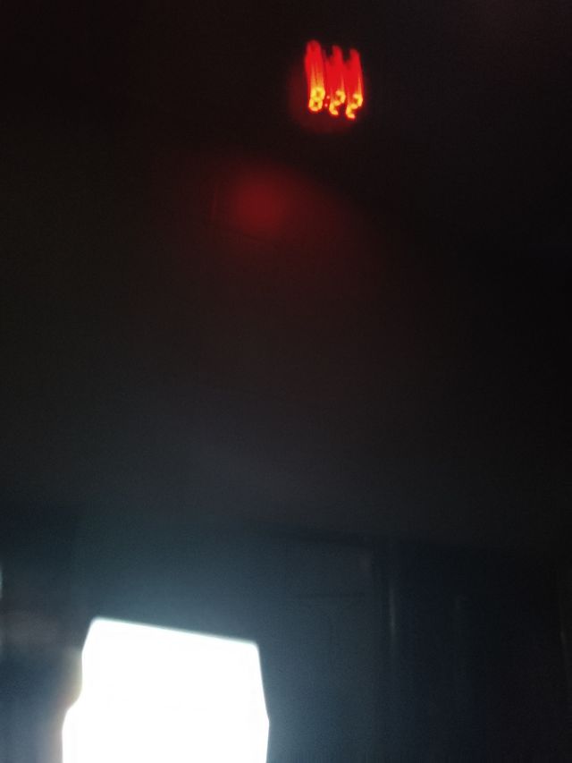 Despertador Auriol con proyector - Negro