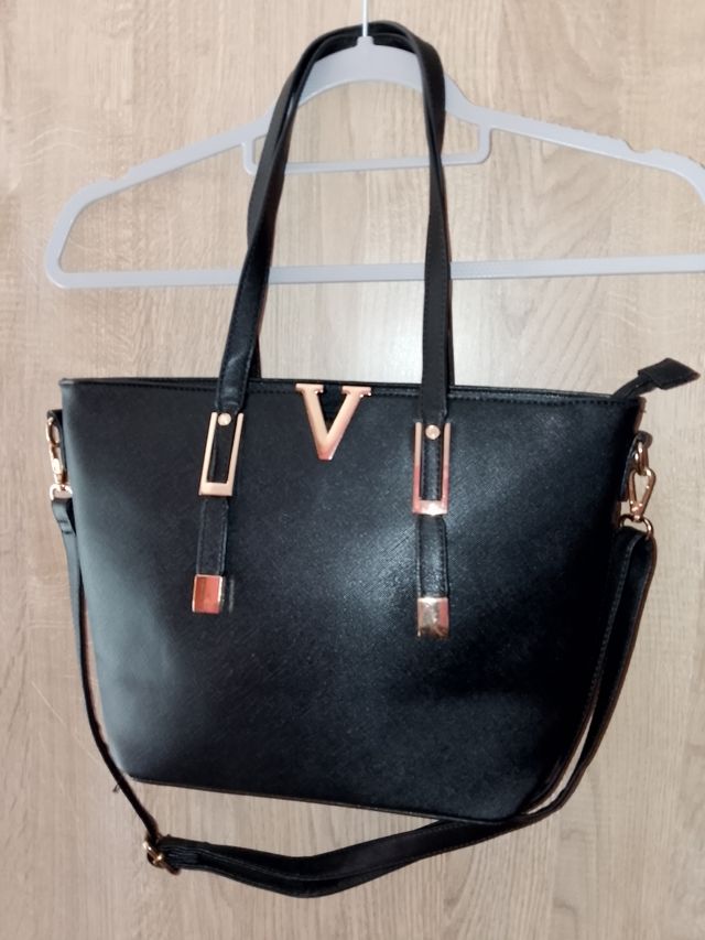 Bolso negro - Asa larga