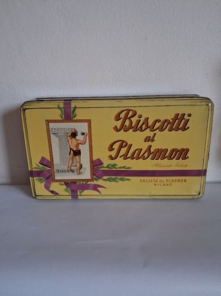 Biscotti Plasmon latta anni '50