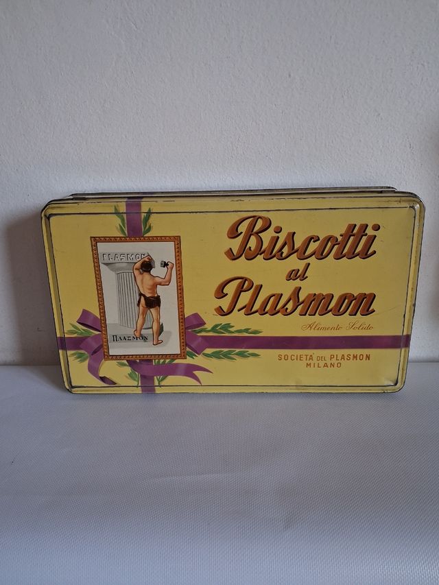 Biscotti Plasmon latta anni '50