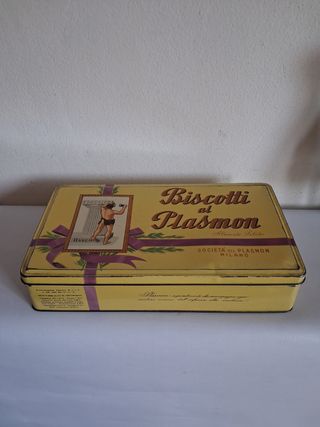 Biscotti Plasmon latta anni '50