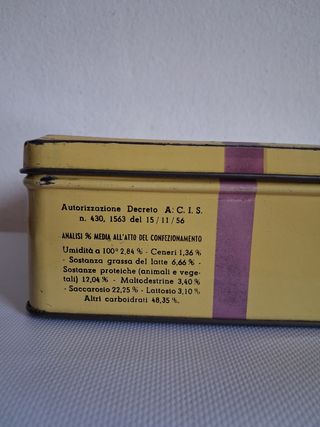 Biscotti Plasmon latta anni '50
