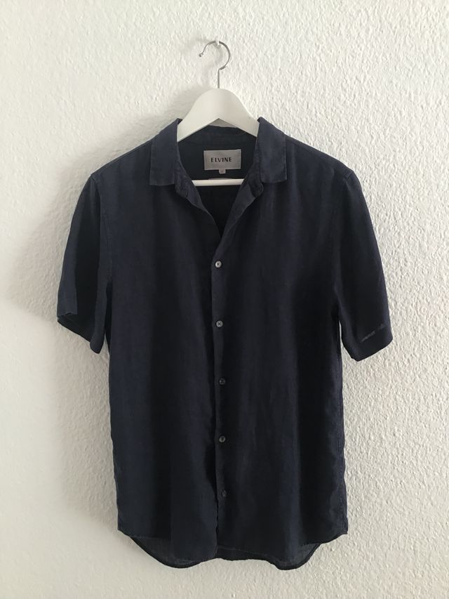 Camicia Elvine blu navy - Lino