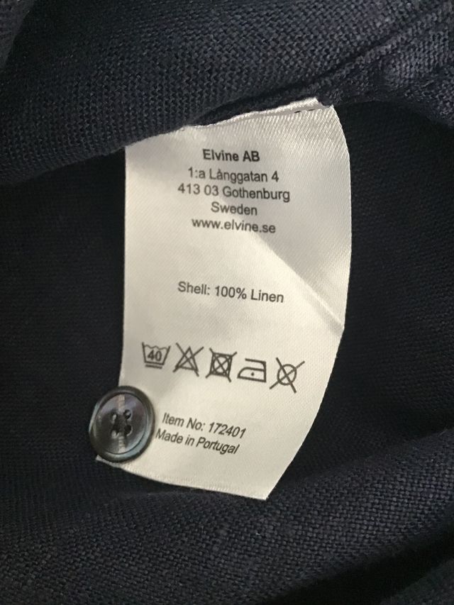 Camicia Elvine blu navy - Lino