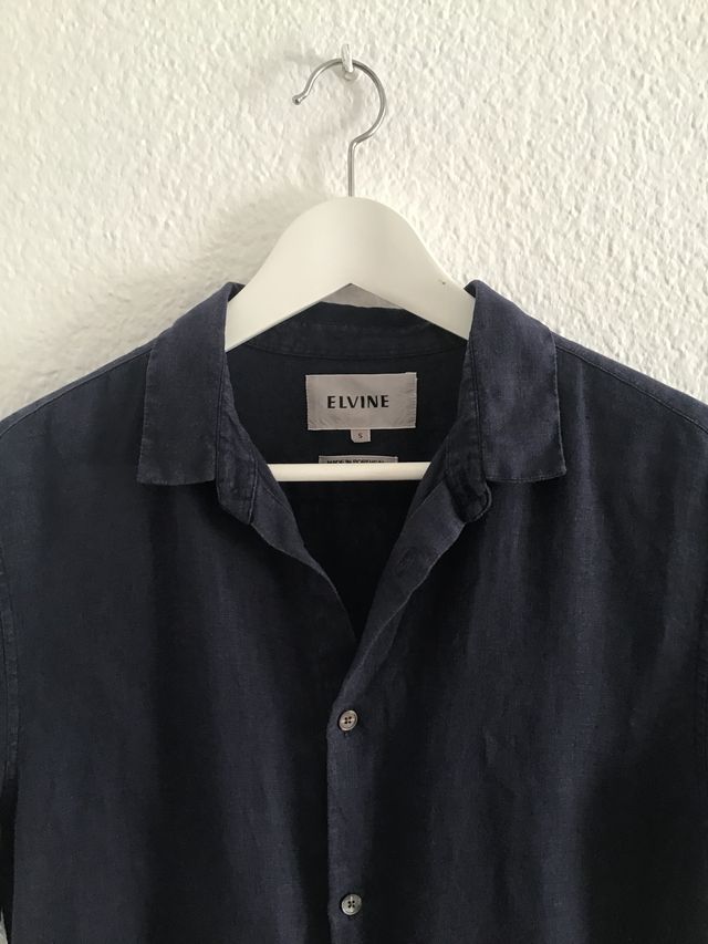 Camicia Elvine blu navy - Lino