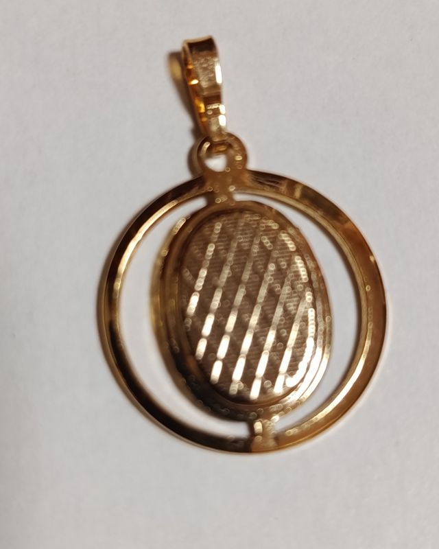 Medalla vintage religiosa