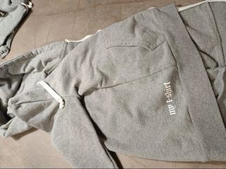 2 Completi tuta bimbo grigio e rosso