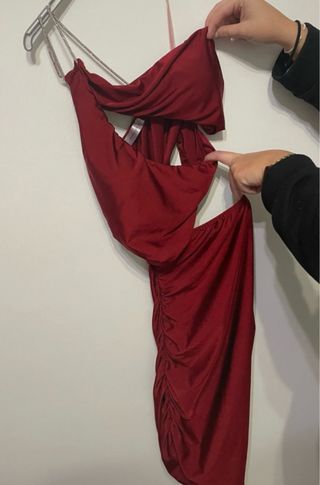 Vestido rojo fiesta - Talla M