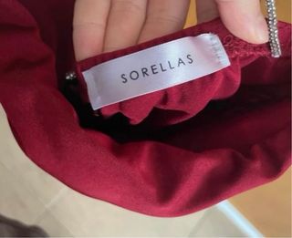 Vestido rojo fiesta - Talla M