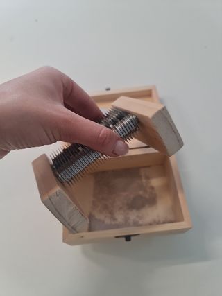 Afilador de tiza sastrería artesanal