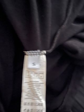 Vestito nero plissettato