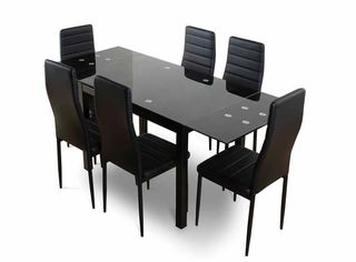 MESA EXTENSIBLE + 6 SILLAS