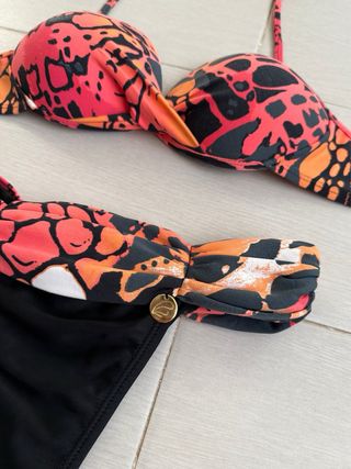 Bikini Brasileño Rojo y Negro