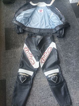 Mono moto piel Vallaese JL - 2 piezas hecho a medi