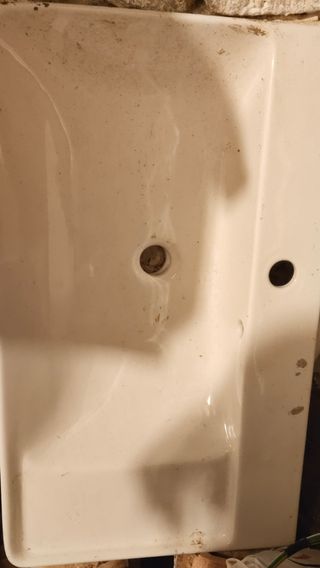 Lavabo porcelana blanco