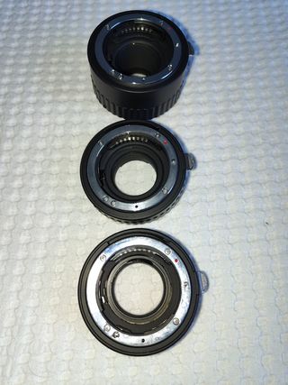 Tubos Extensión MEIKE Nikon Macro 3 piezas