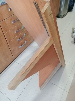 Mesa plegable cocina madera 110 cm x 60cm