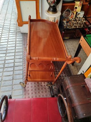 Carrito camarera vintage madera