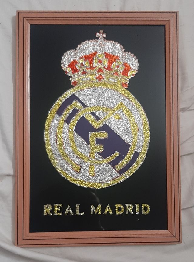 Cuadro Real Madrid - Escudo Bordado