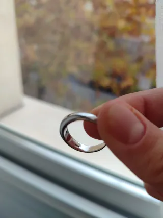 Anillo plata zafiro antiguo