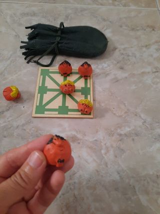 Juego Tres en Raya artesanal vintage