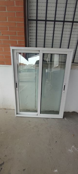 Ventana aluminio corredera climalit