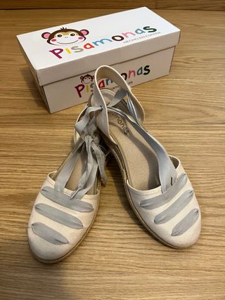 Alpargatas pisamonas lino