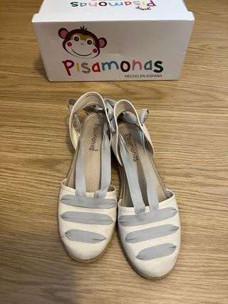 Alpargatas pisamonas lino