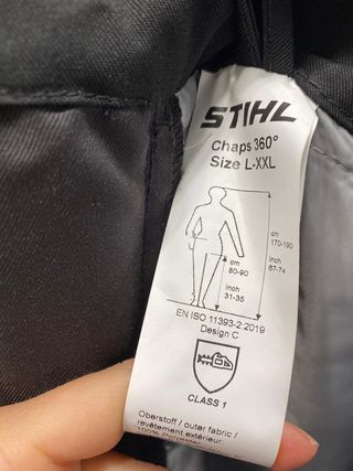 GAMBALI PROTEZIONE PER GAMBA STIHL CHAPS 360°