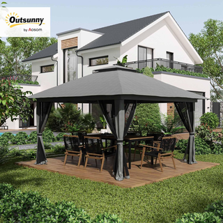 Gazebo Pieghevole 4x4 m Pop Up ad Altezza Regolabi