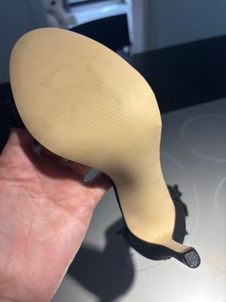 Sandalias tacón La Strada negras