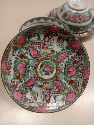 Set 4 tazze thè cinesi vintage