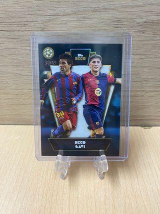 Cromo Gavi & Deco 30/49 - FC Barcelona