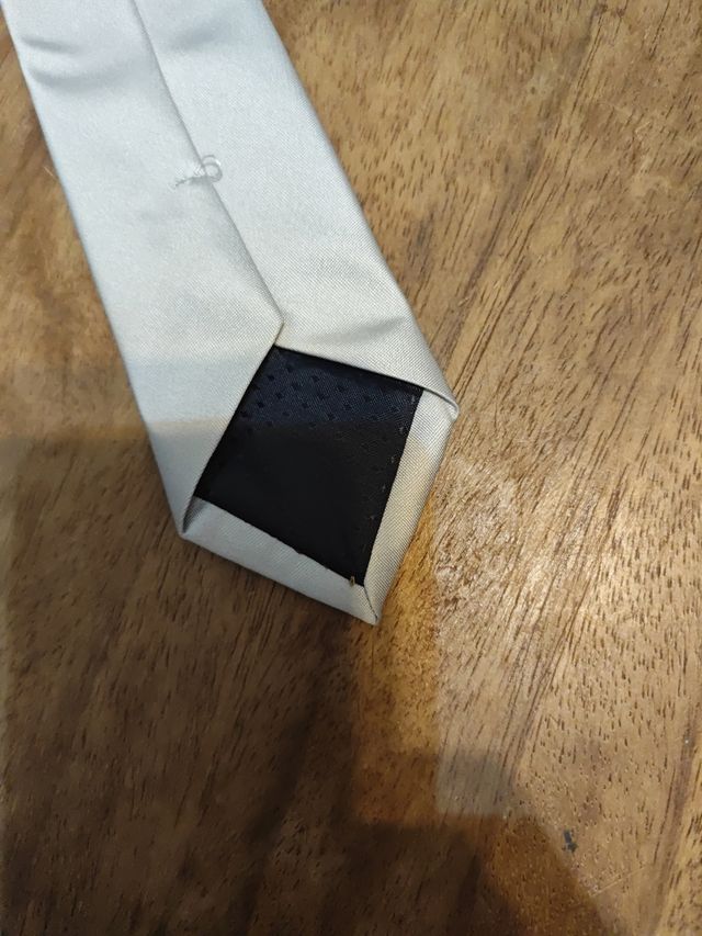 Cravatta Grigia Skinny