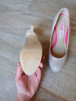 Zapatos Tacon beige coolway