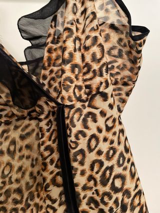 Vestido camisón leopardo