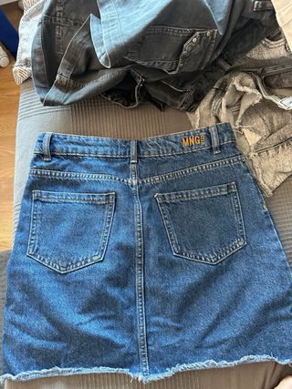 Falda Vaquera Mango