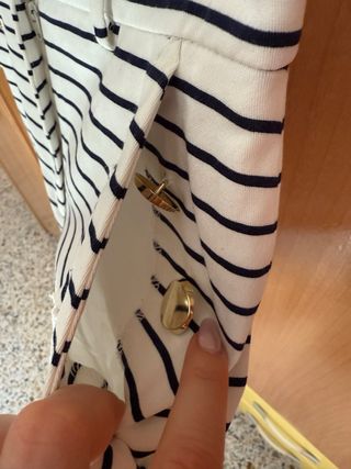 Short Zara rayas marinero mujer talla S