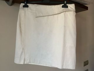 Falda mini blanca -  talla única