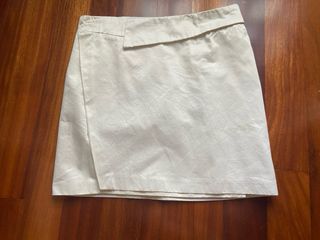 Falda mini blanca -  talla única