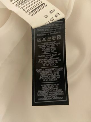 Falda mini blanca -  talla única