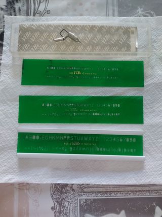 Normografo Vibo 600 - 3 Stencil